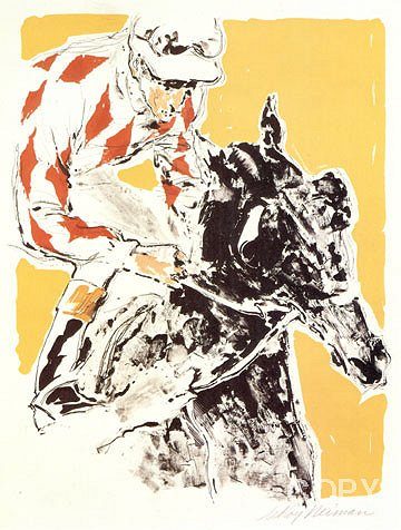 Leroy Neiman Jockey Suite Diamonds